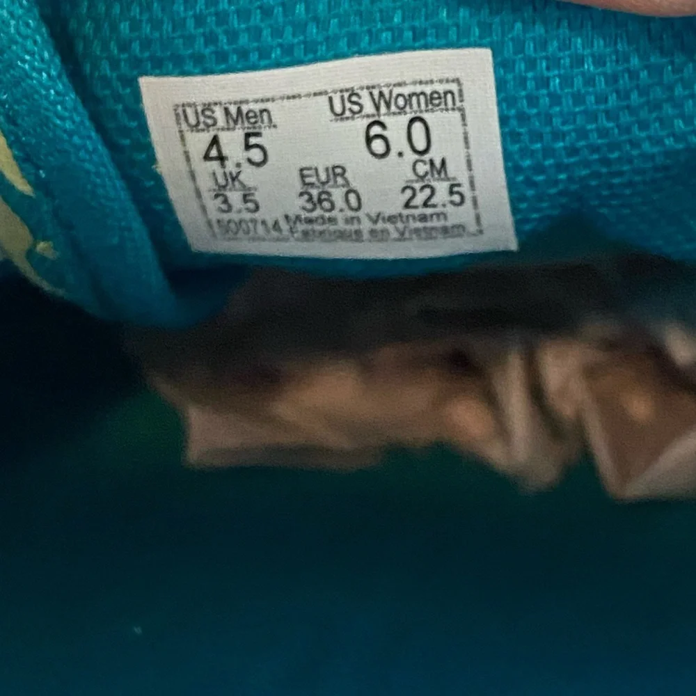 Vans Era Stacked Platform Teal Yellow Purple Low Sneakers Size 6 - Picture 12 of 12